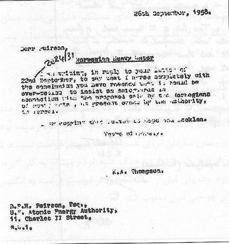 Some document about British nuclear aid to Israel